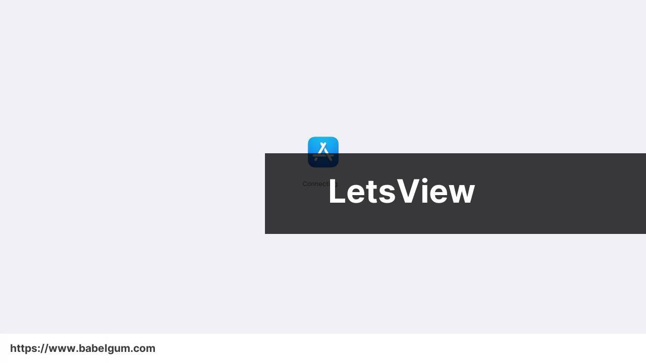 https://apps.apple.com/us/app/letsview-wireless-display/id1471473731 screenshot